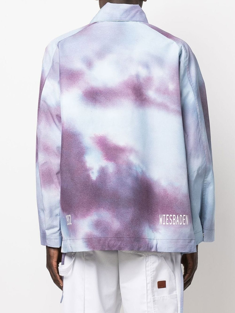 tie-dye zip-up lightweight jacket 4