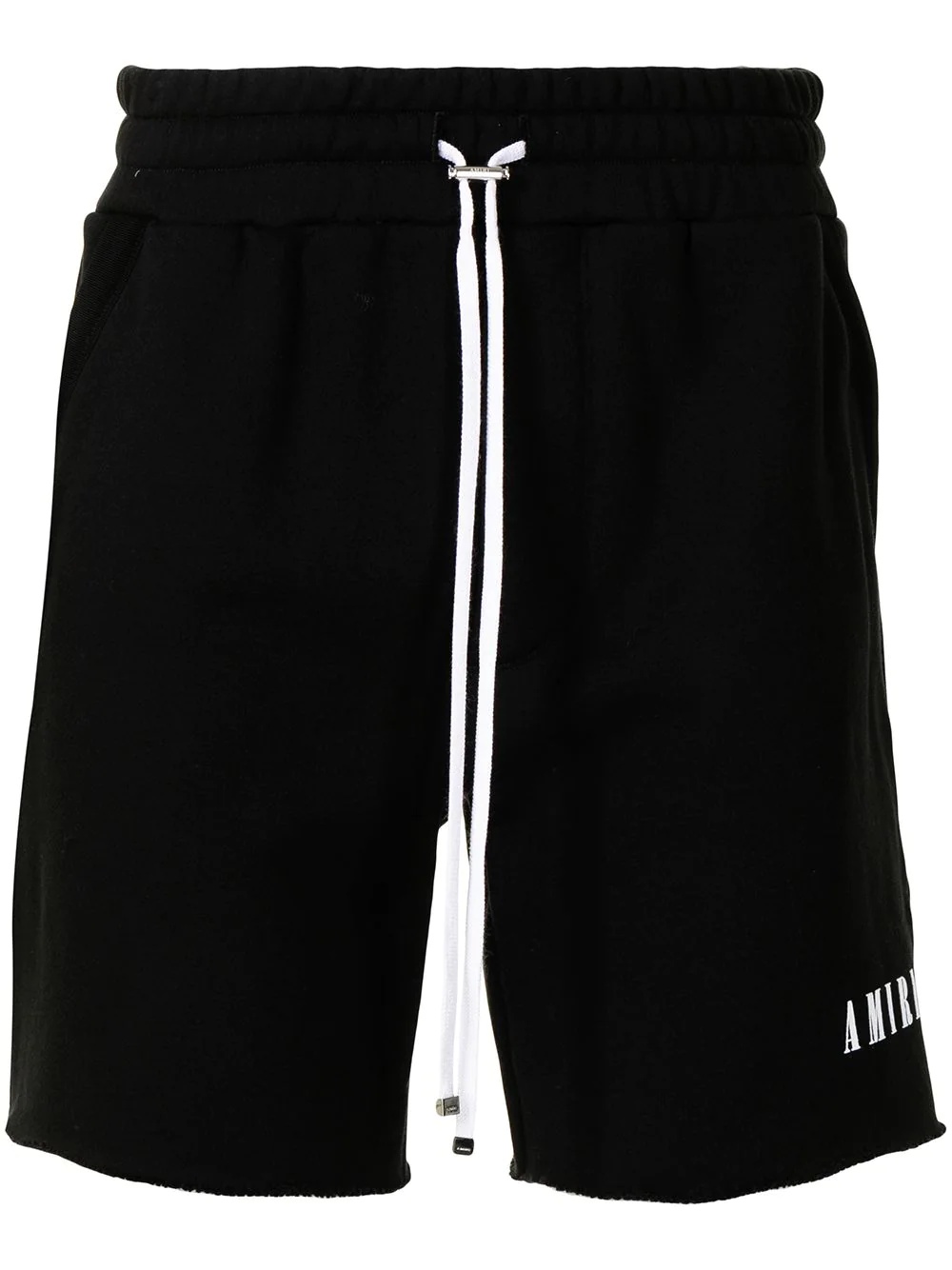 drawstring track shorts - 1