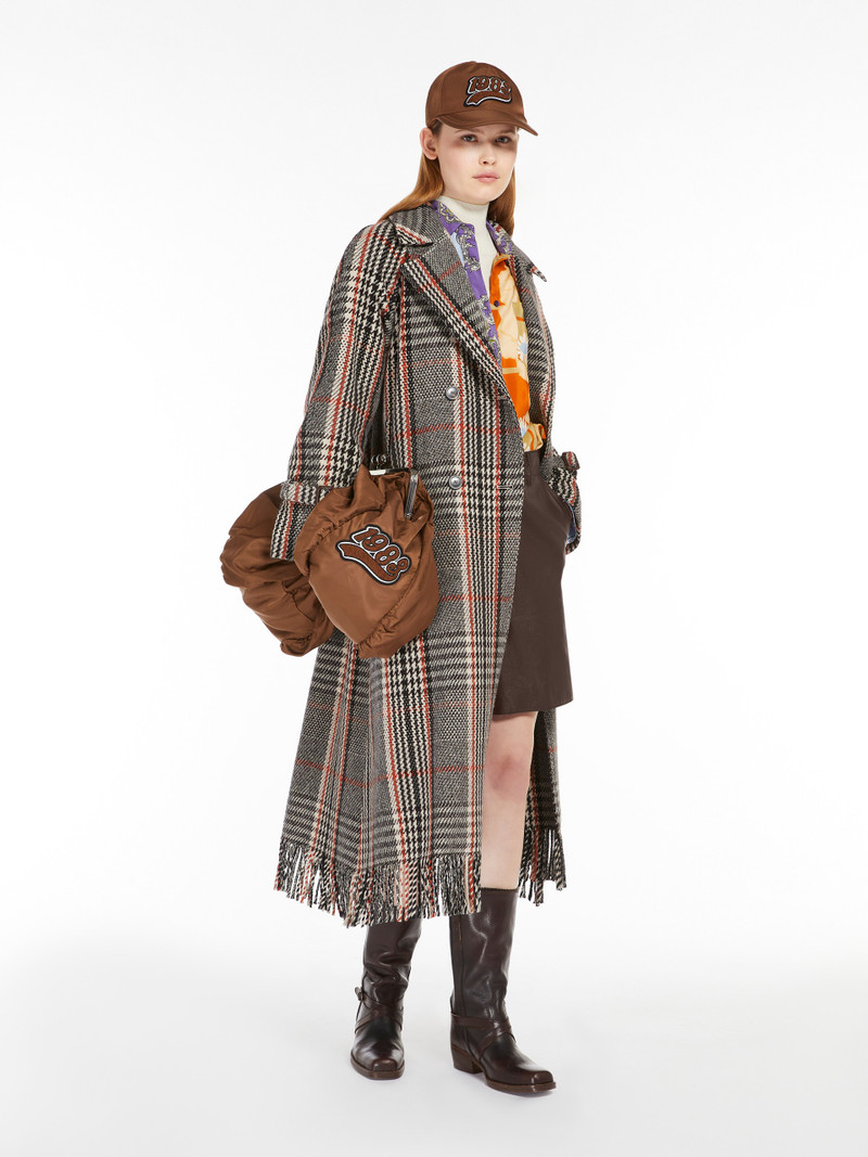WEEKEND Max Mara GOMMOSO Fringed wool-blend coat outlook