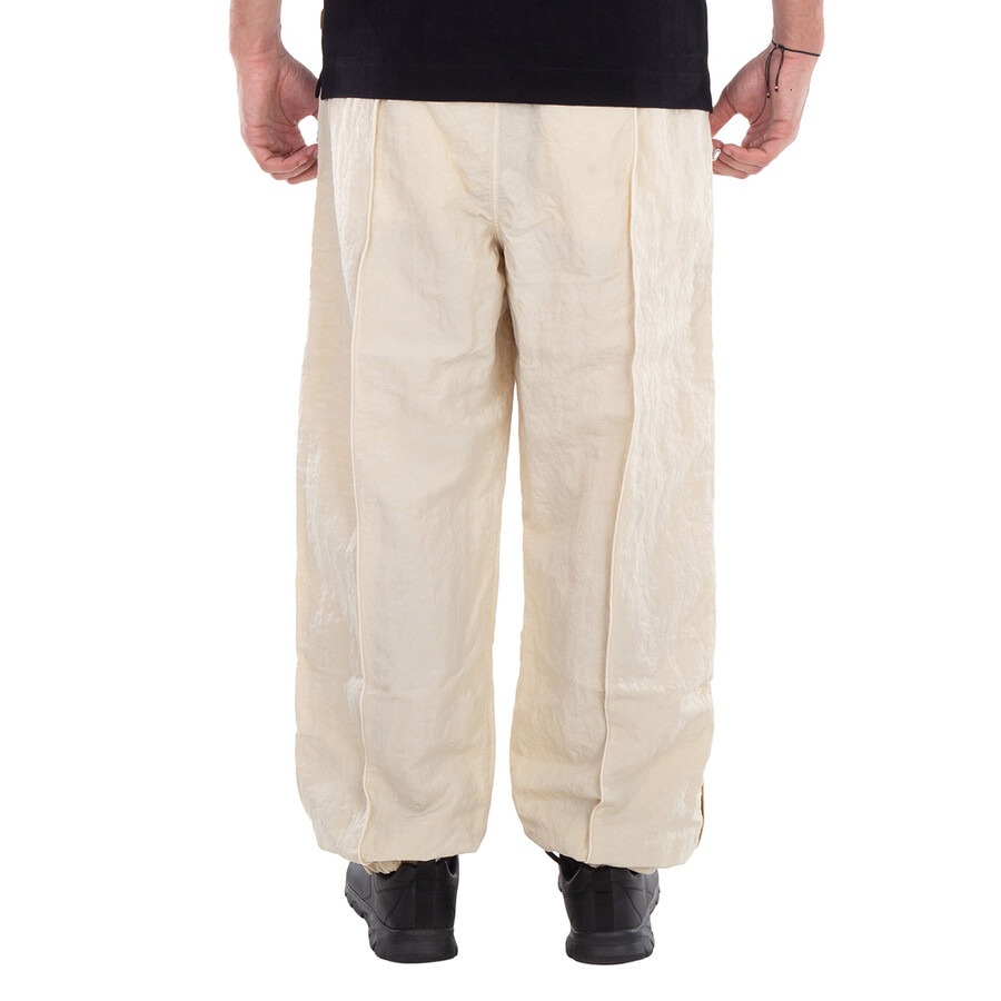 Burberry Wide-Leg Crinkle Sweatpants - 3