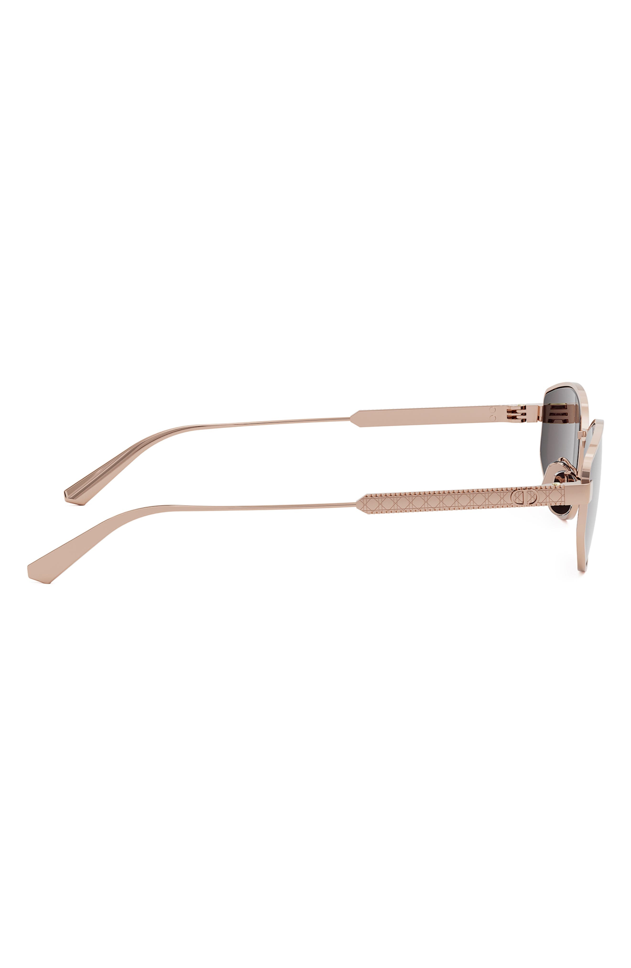 'DiorCannage B1U 57mm Oval Sunglasses in Shiny Rose Gold /Bordeaux at Nordstrom - 6