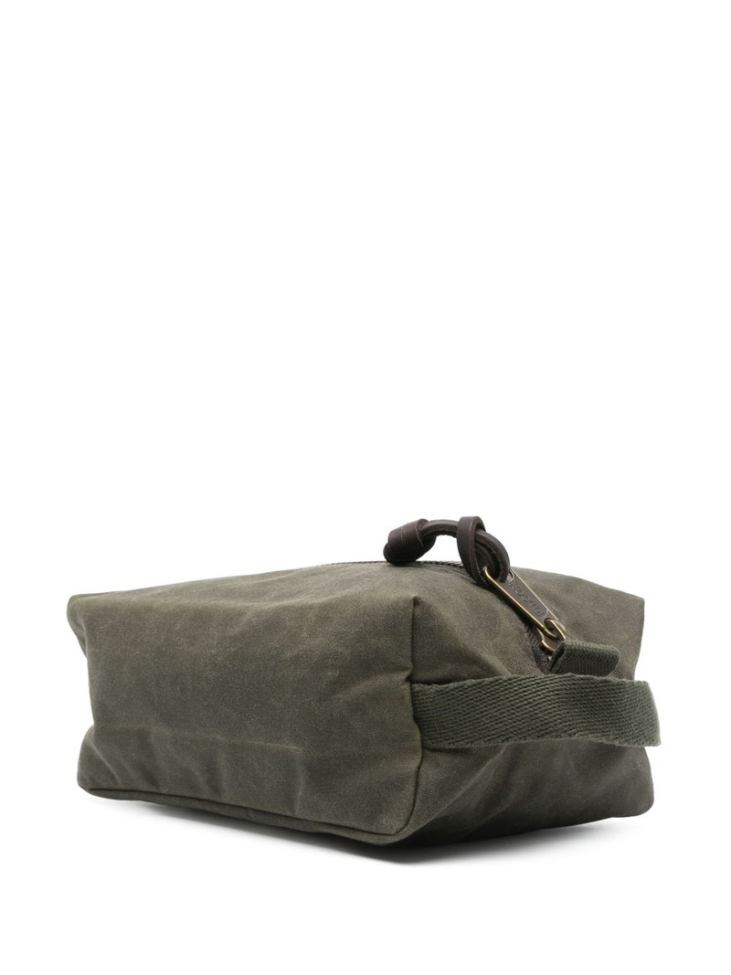 FILSON logo-patch wash bag outlook