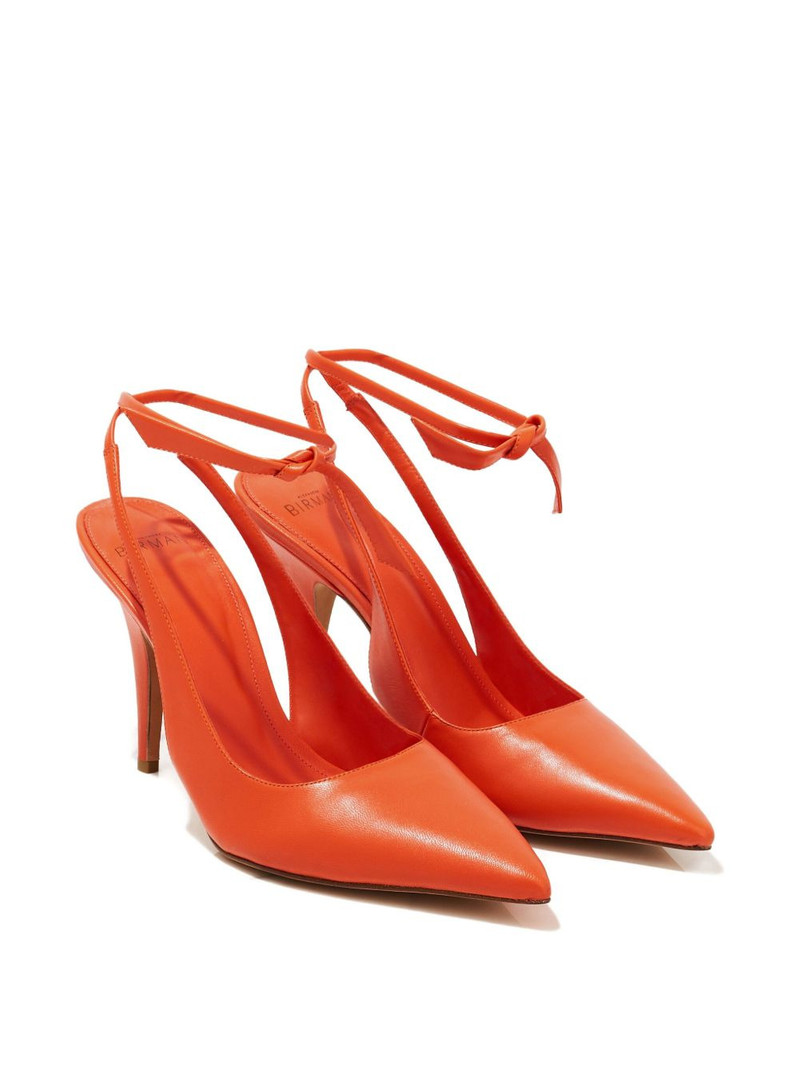 ALEXANDRE BIRMAN 90mm Pointed Ankle Tie Pumps outlook