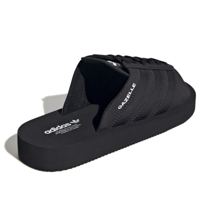 adidas Gazelle Beach Slides 'Core Black' JQ7423 - 4