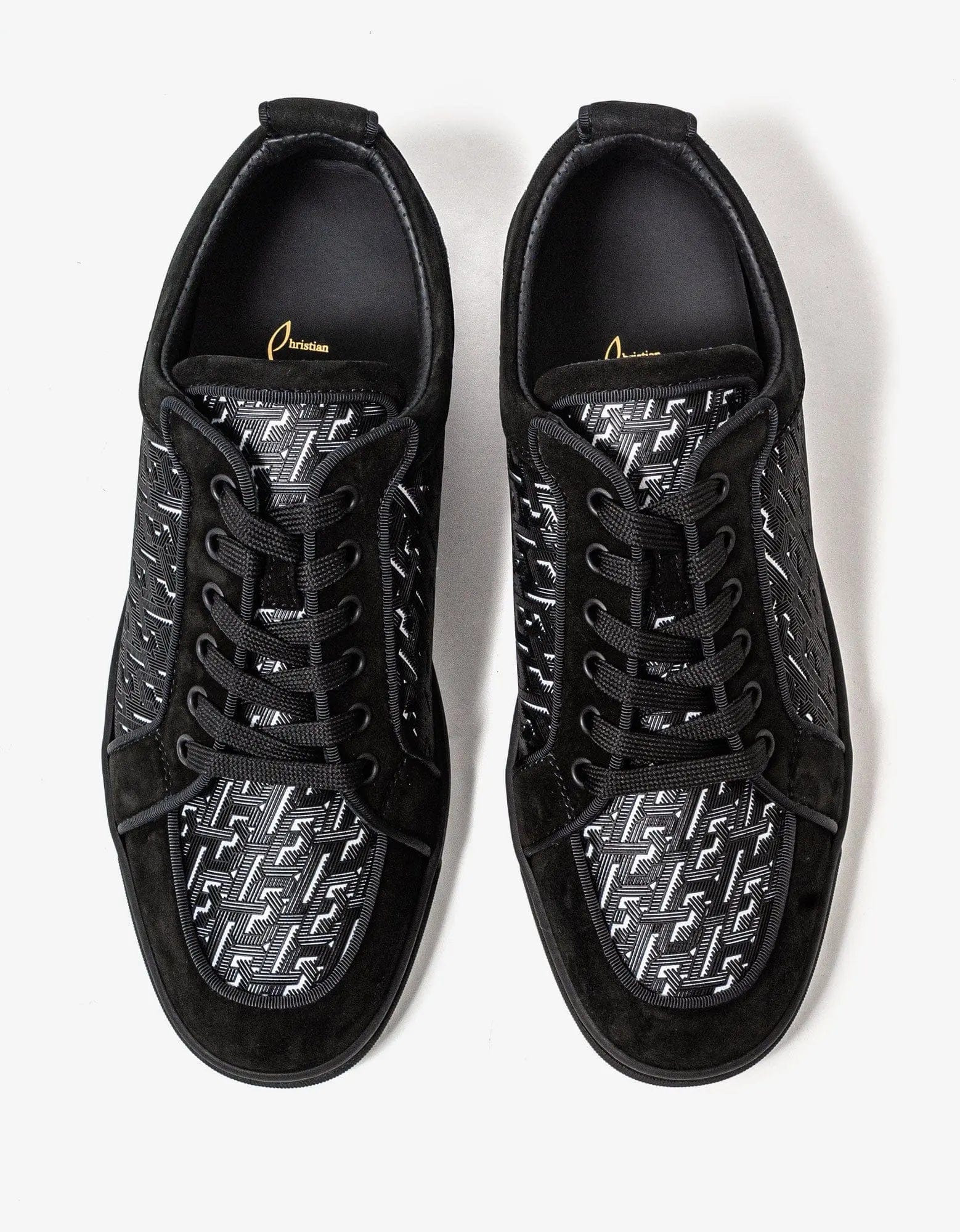 Christian Louboutin Rantulow Black Techno CL Trainers - 5