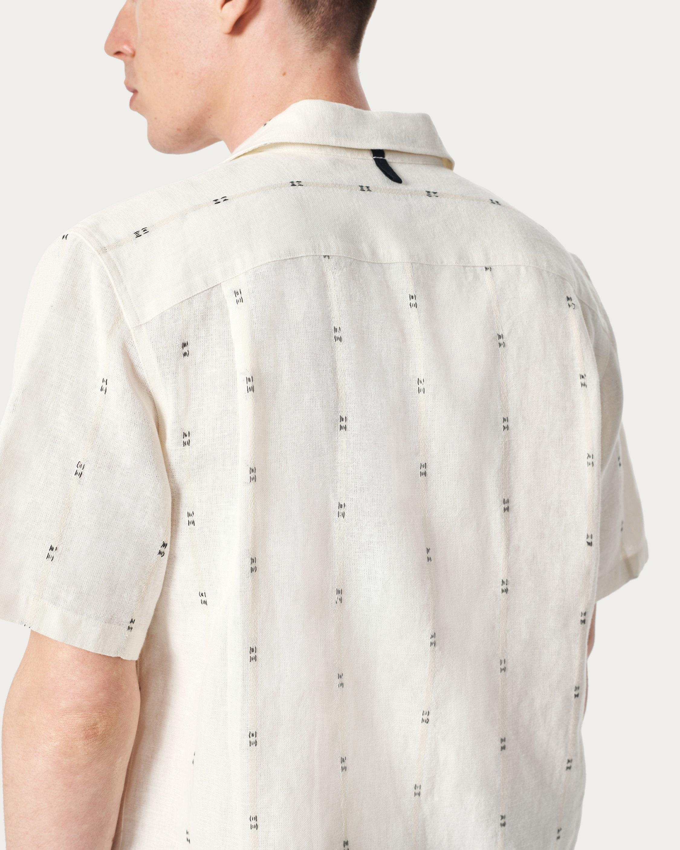 Avery Embroidered Camp Shirt - 5