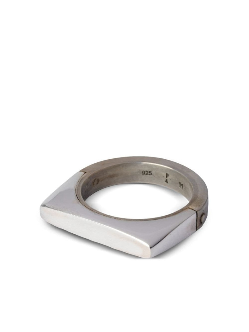 Parts of Four Sistema Oval sterling silver ring outlook