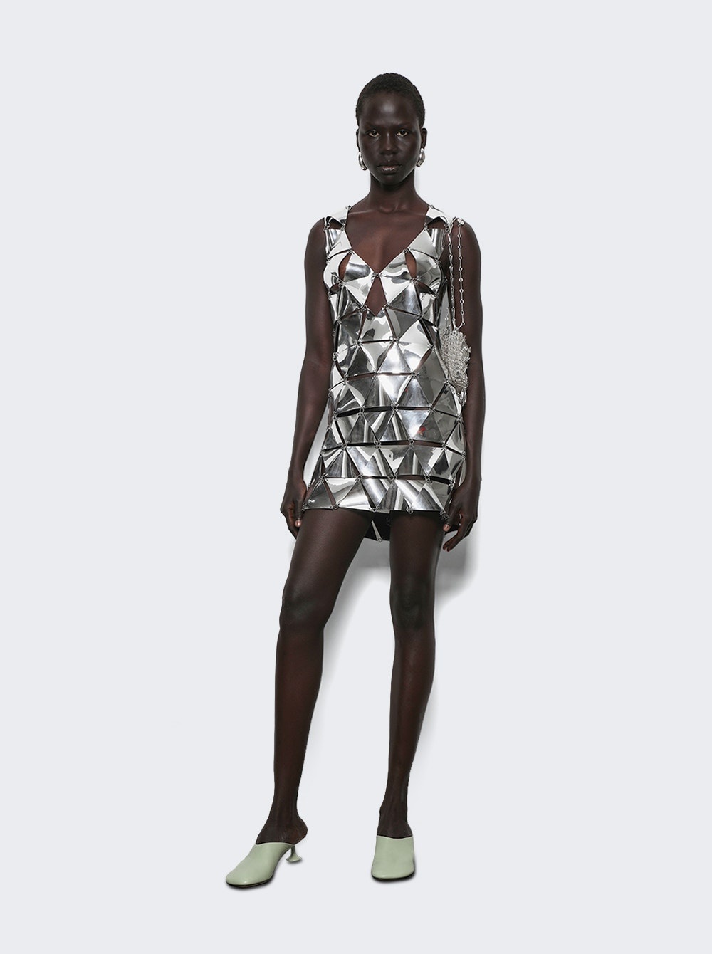 Short Dress In Assembly Miroir - 5