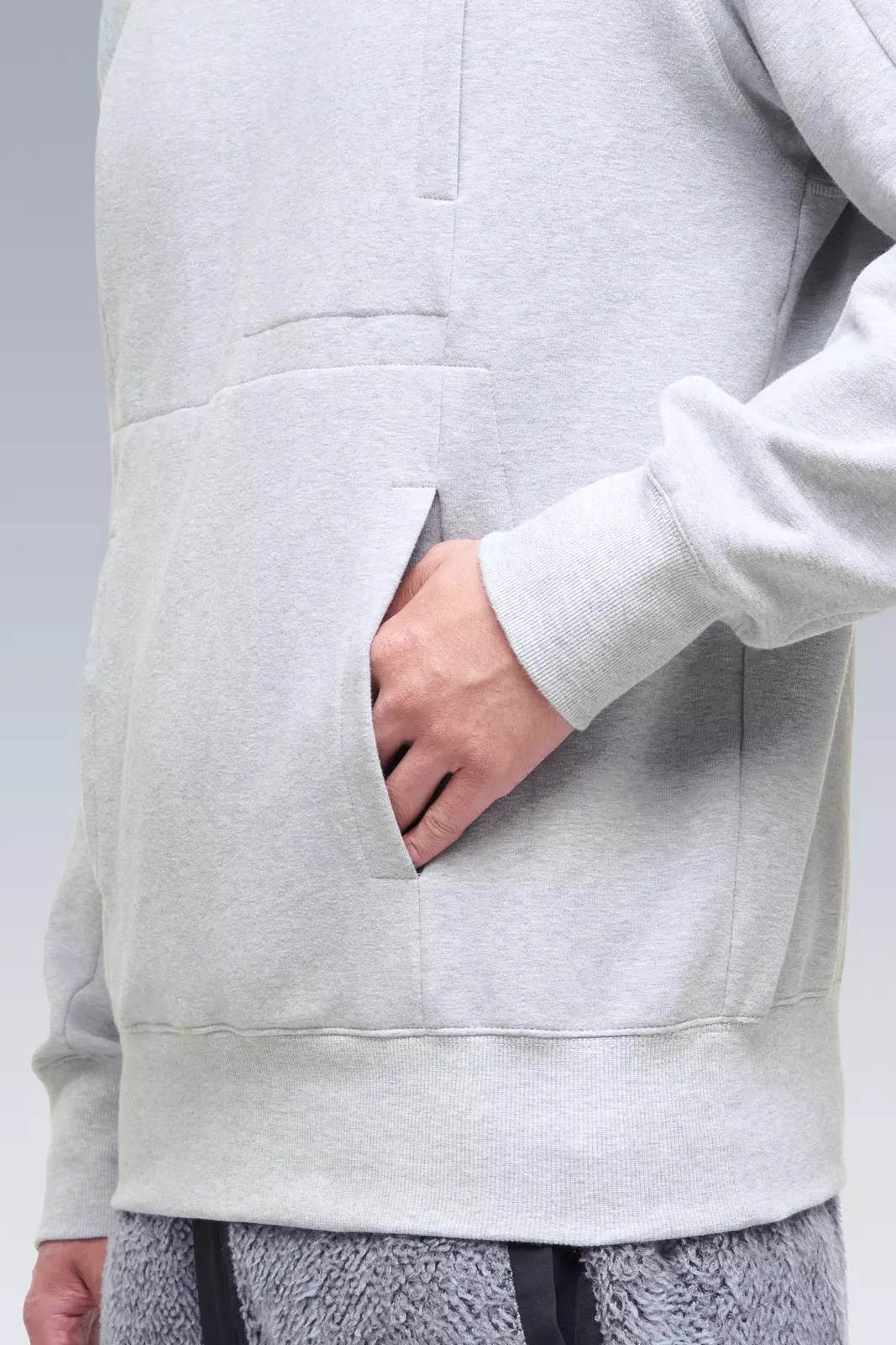 S14-BR Cotton Crewneck Sweatshirt Gray Melange - 9