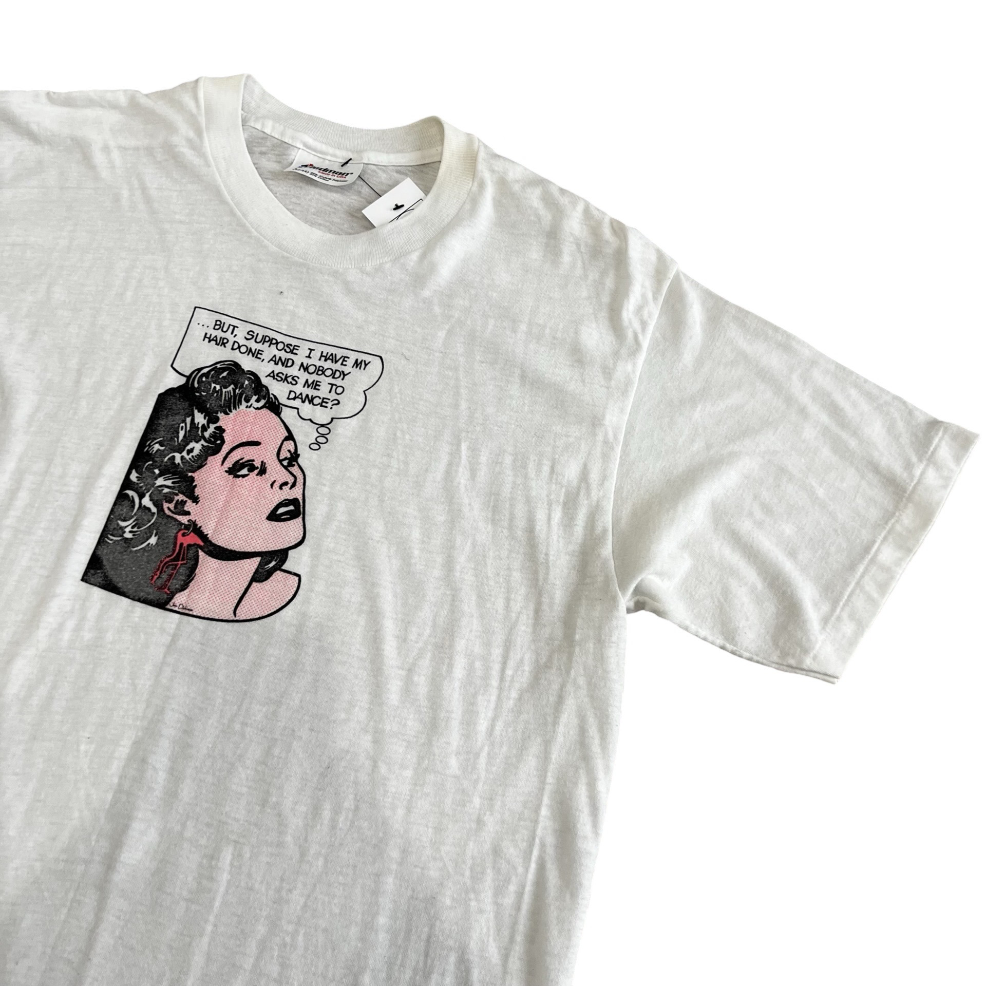 Final Blow - Vintage Pop Art Asks me to Dance T-Shirt SZ L - 2