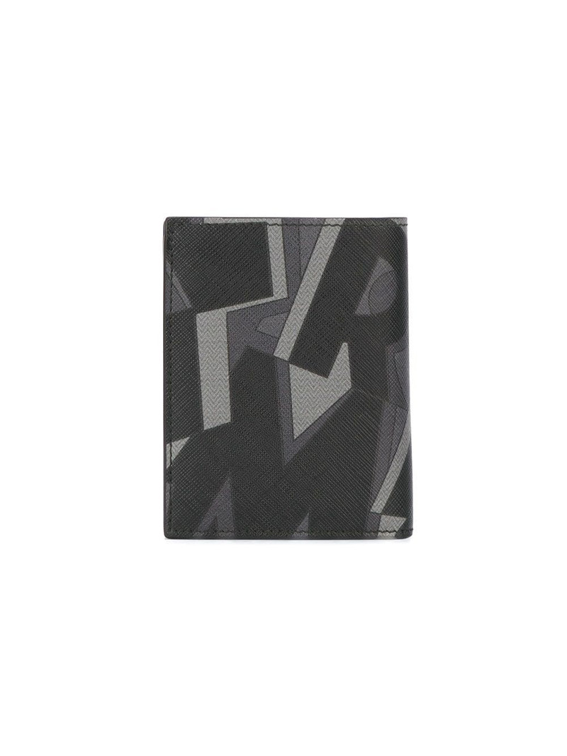 FERRAGAMO printed flat wallet outlook