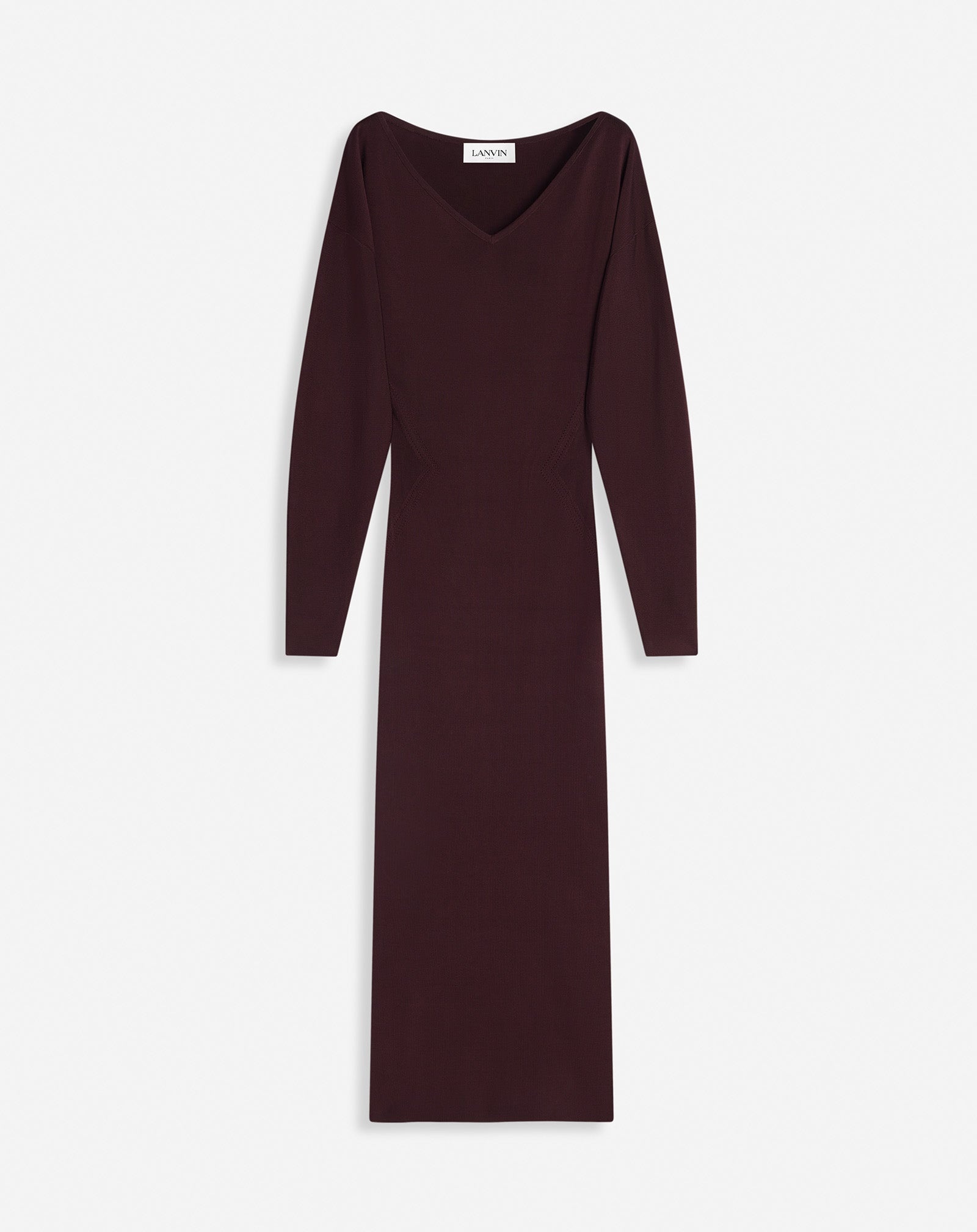 RAGLAN-SLEEVE MIDI DRESS - 1