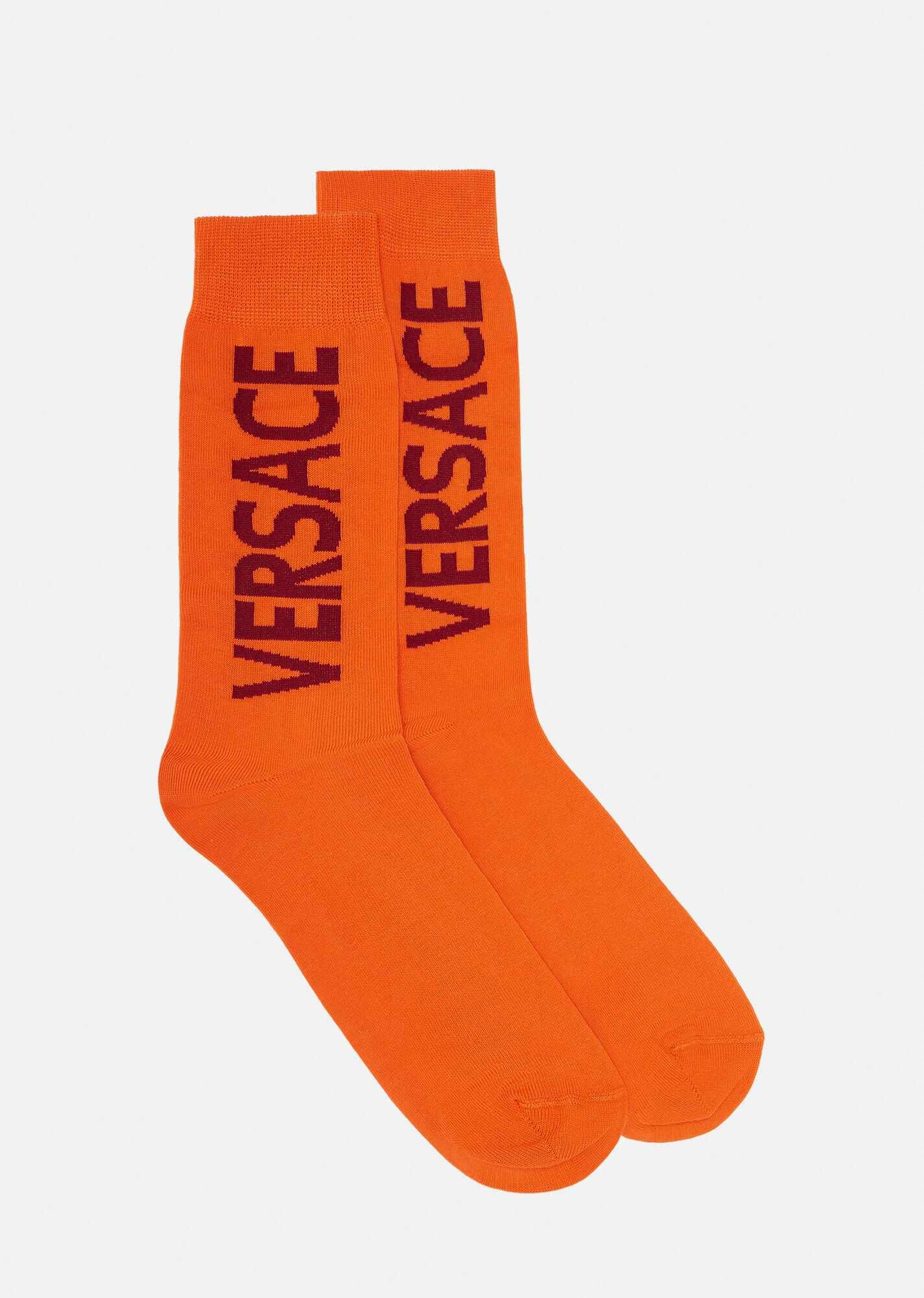 Versace Logo Socks - 1