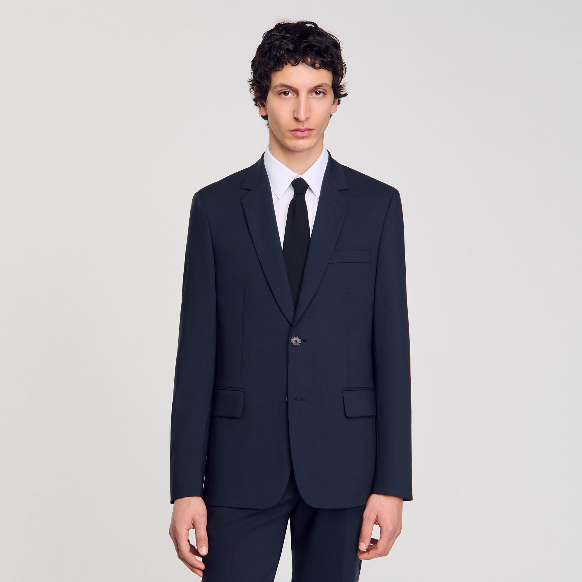 WOOL SUIT JACKET - 4