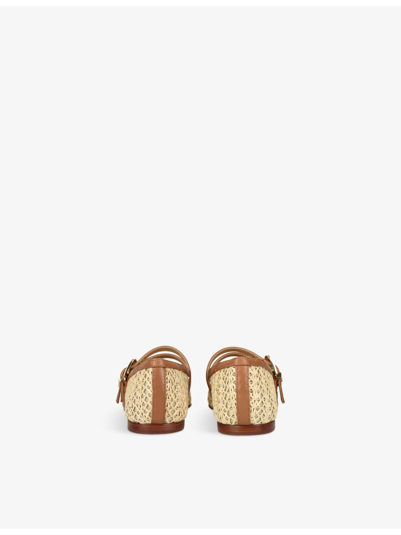 dolce vita Baylee Grommet Woven Ballet Flats outlook