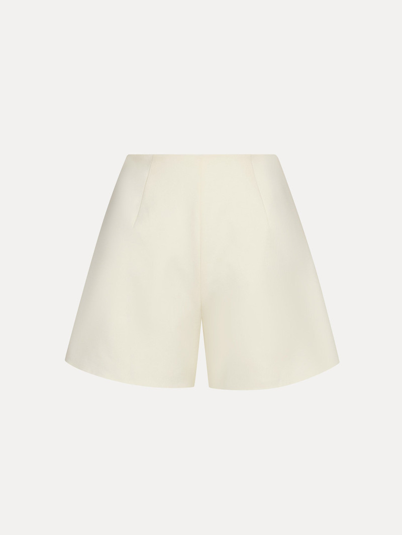 WOOL WIDE LEG SHORTS 1