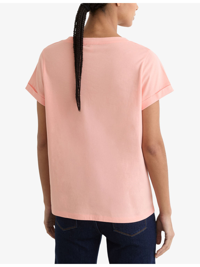 Luna V-Neck Cotton-Jersey T-Shirt 4