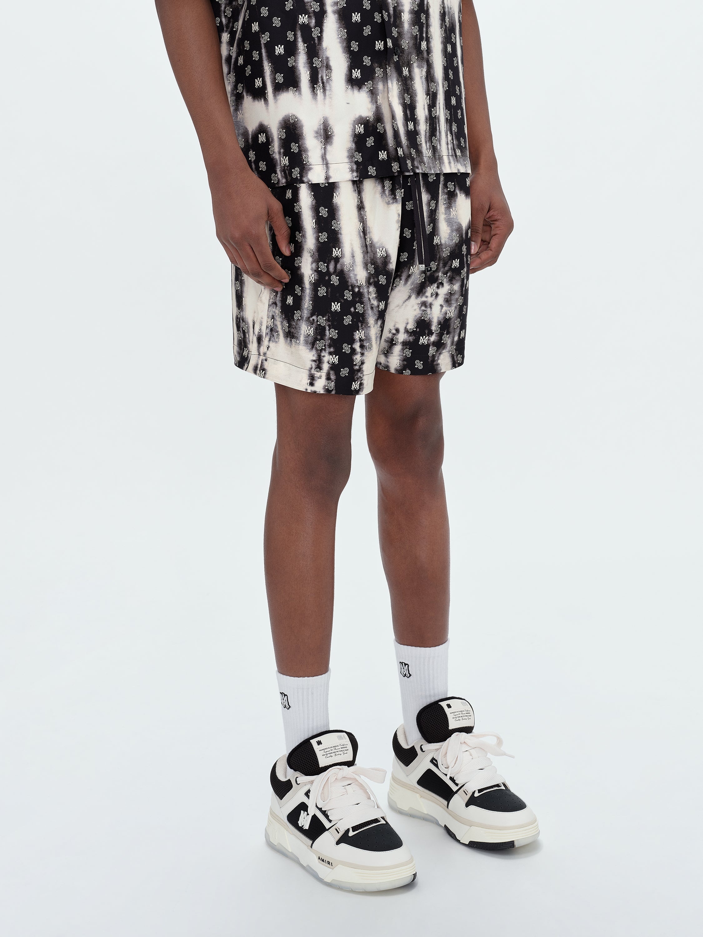 BLEACHED MA PAISLEY SILK SHORT - 4