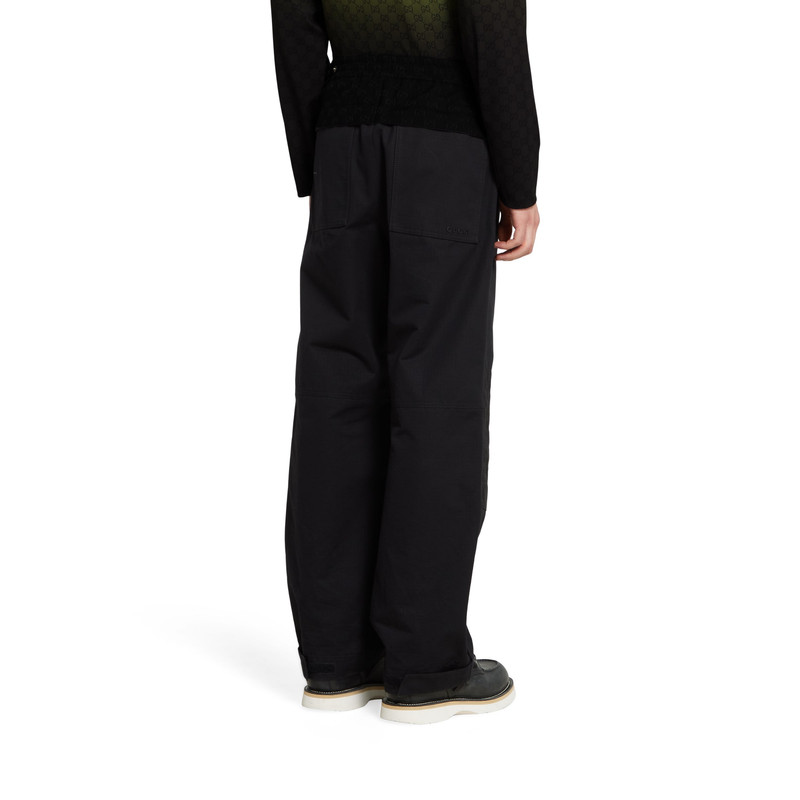 Cotton ripstop pant with canvas insert 4