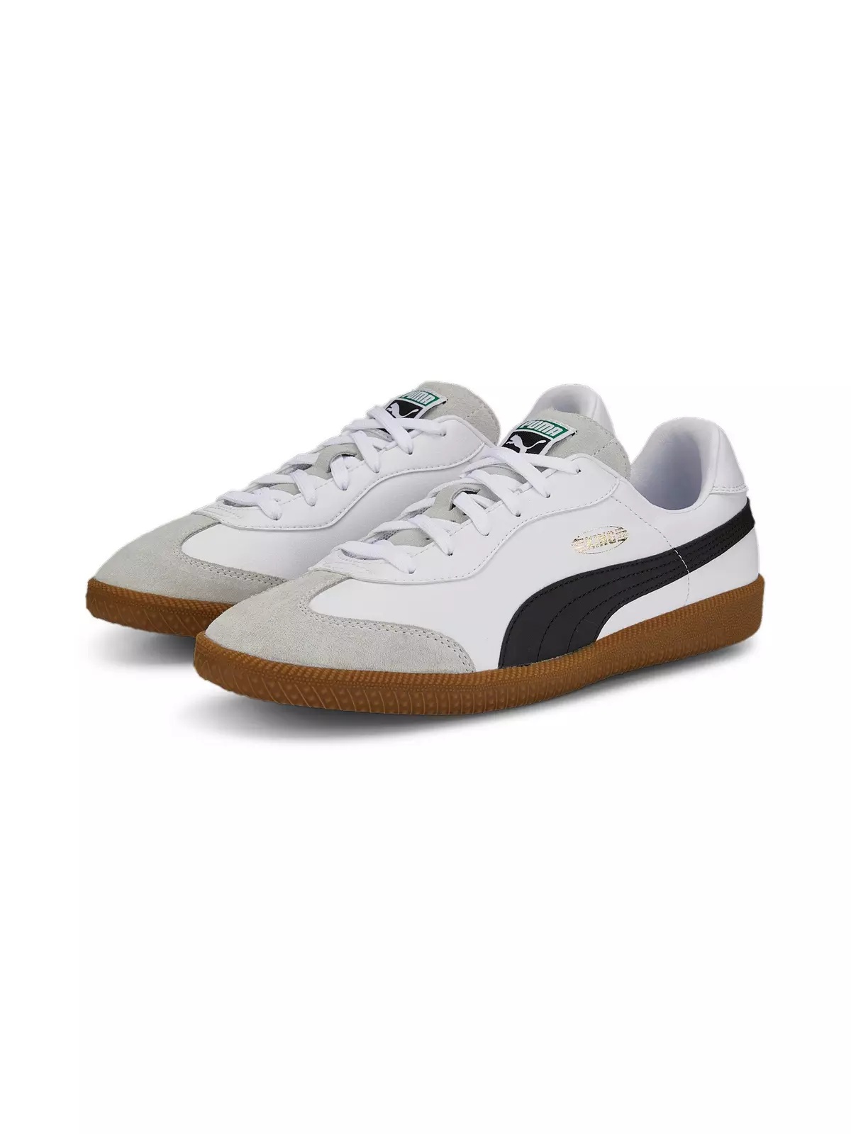 PUMA King 21 IT Indoor Soccer "White/Black" Unisex Soccer Shoe - 3