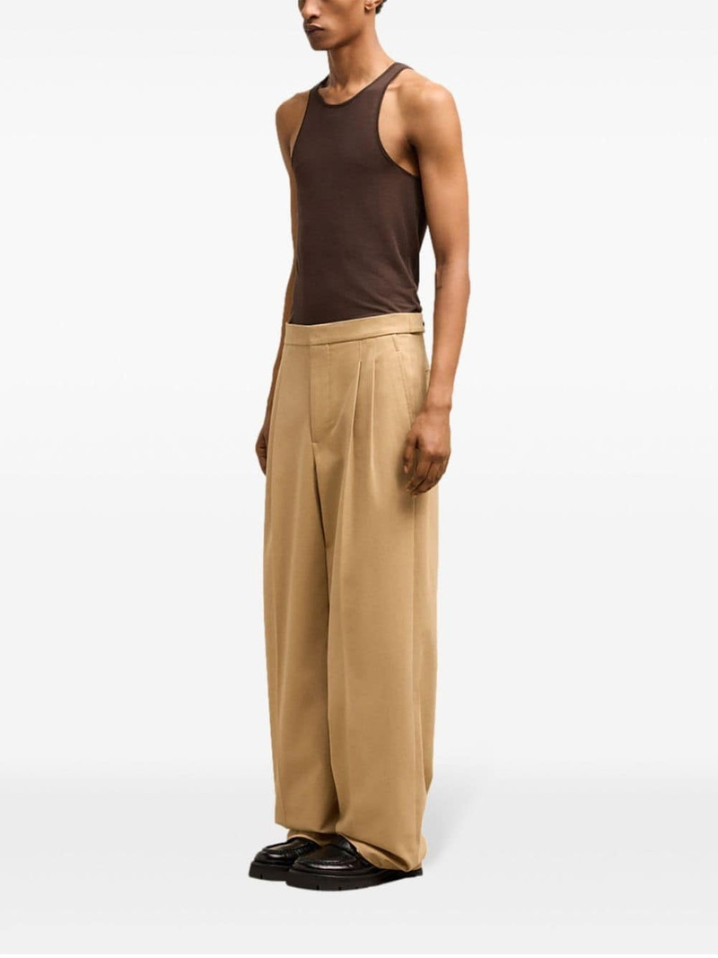 cotton wide-leg trousers 3