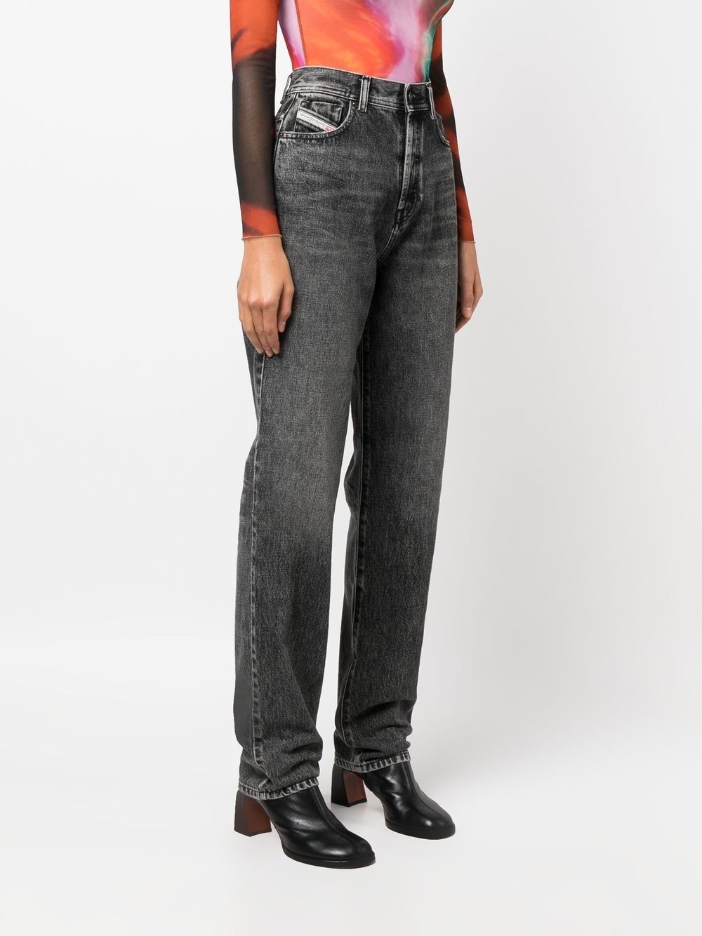 1956 straight-leg cropped jeans - 3