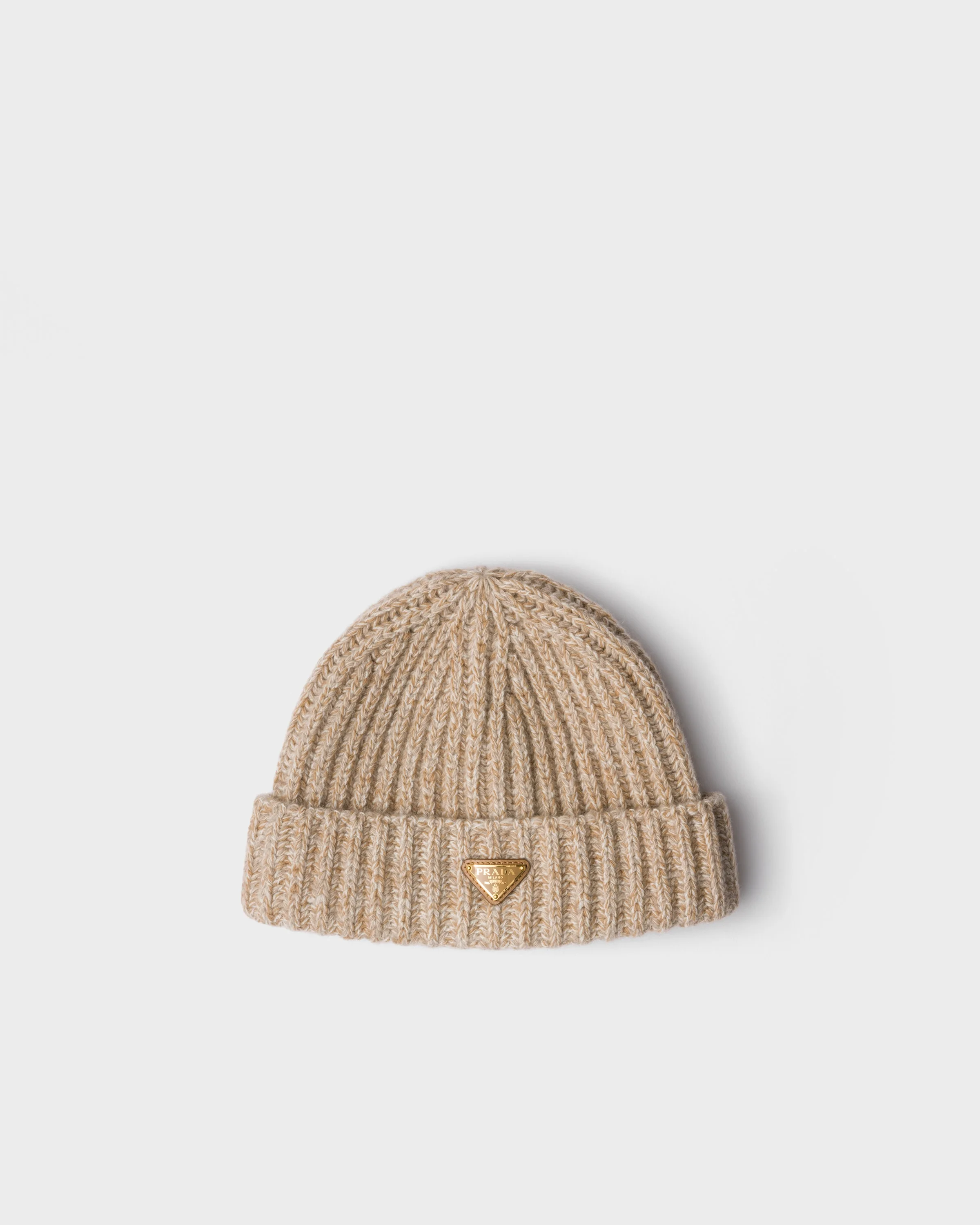 Mouliné cashmere and wool beanie - 1