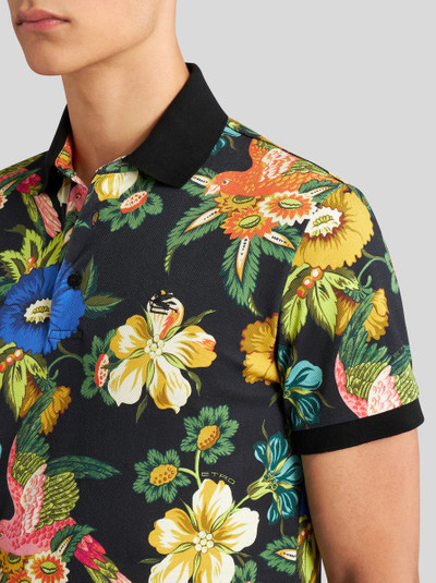 Etro POLO SHIRT WITH FLORAL PRINT outlook