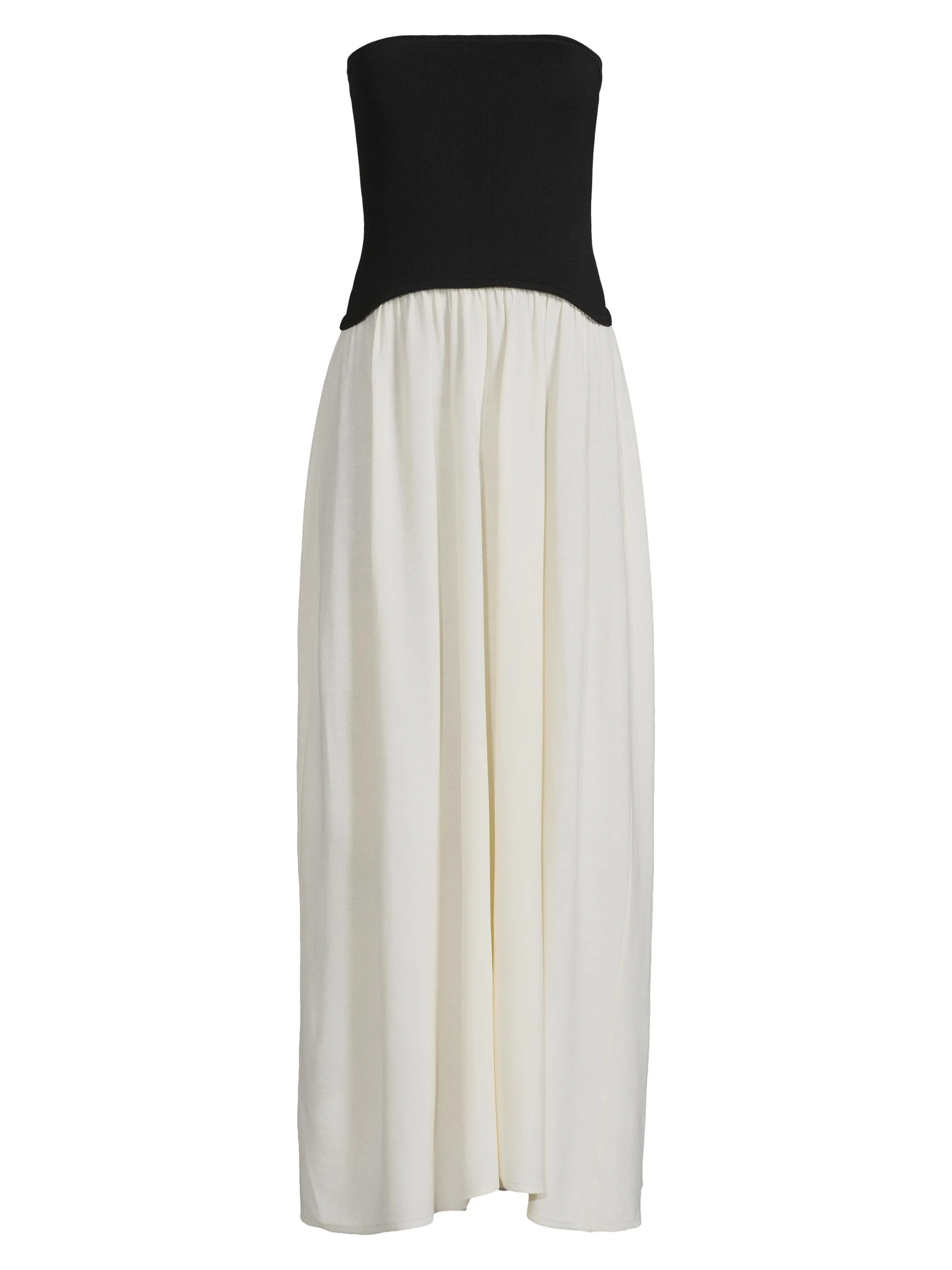 Women's Soglio Colorblocked Strapless Maxi Dress - Brule Noir - 1