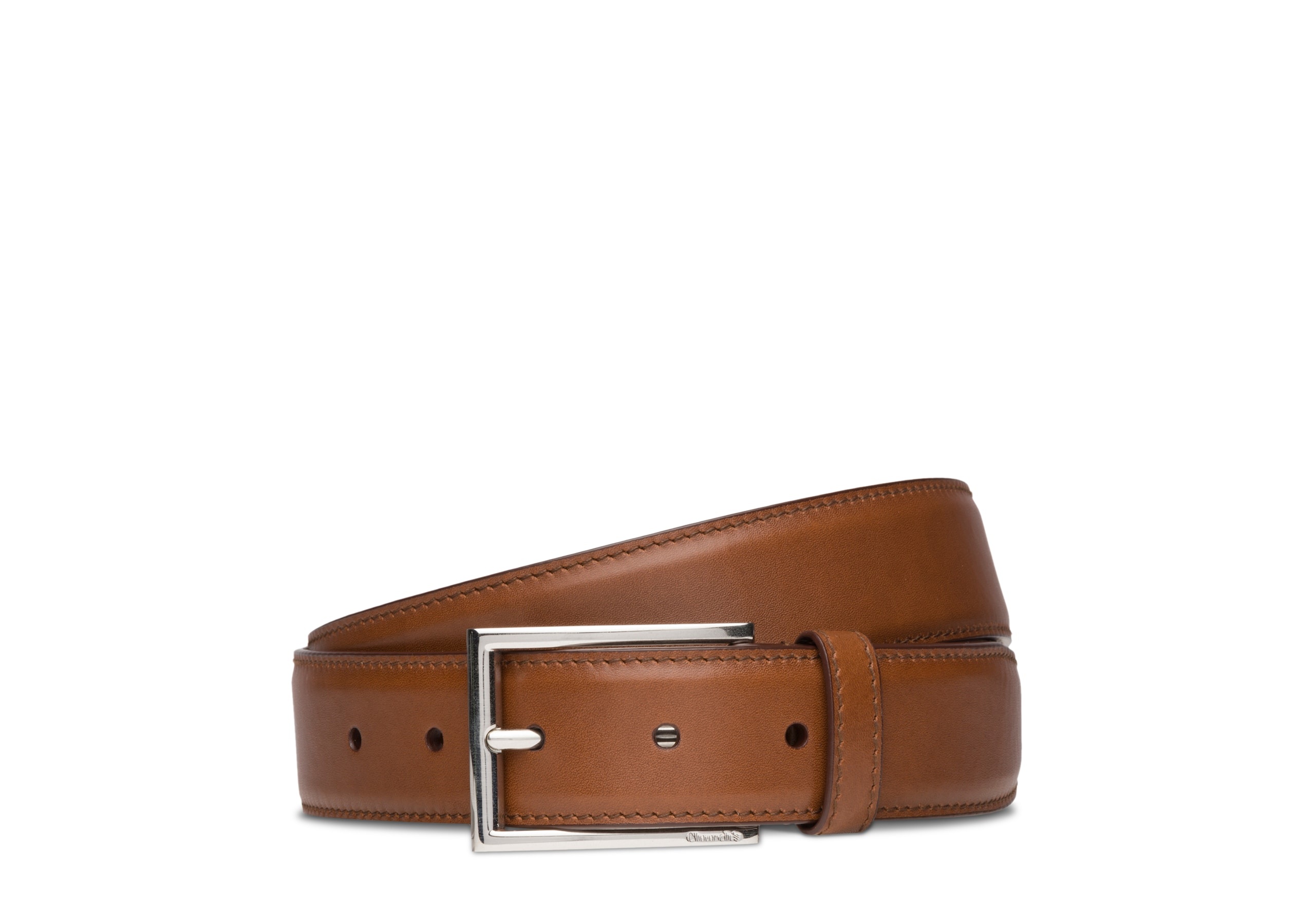 Elongated buckle belt
Nevada Leather Walnut - 1