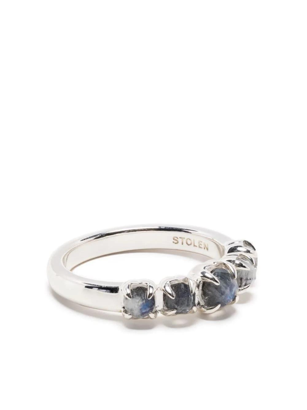 Halo Cluster moon stone ring - 1