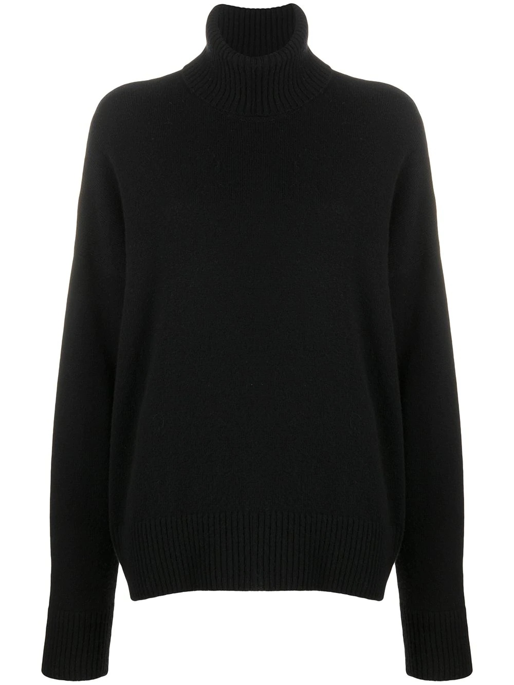 turtleneck oversized jumper - 1