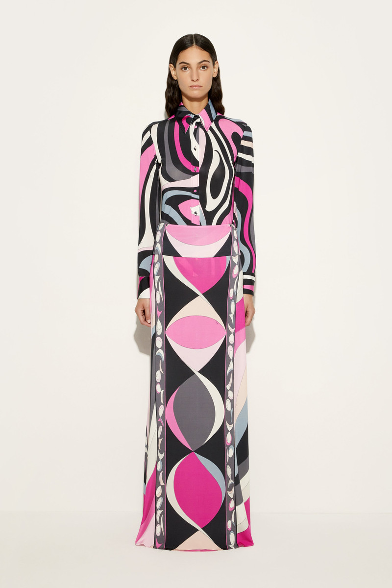 PUCCI PESCI PRINT LONG SKIRT outlook