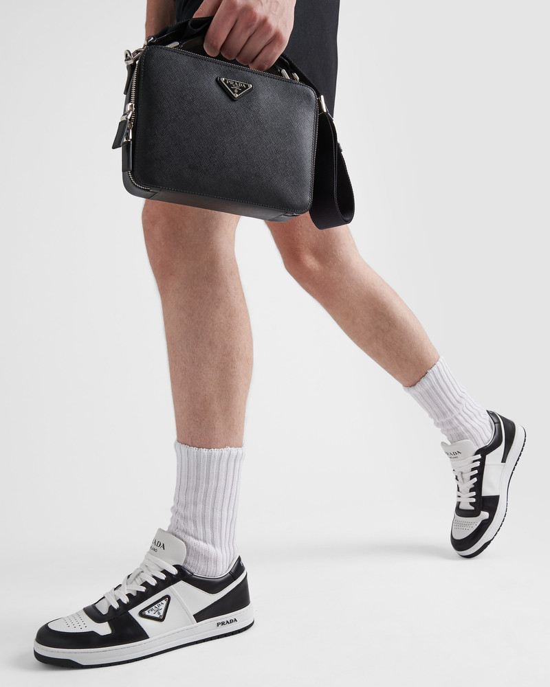 Prada Downtown leather sneakers outlook