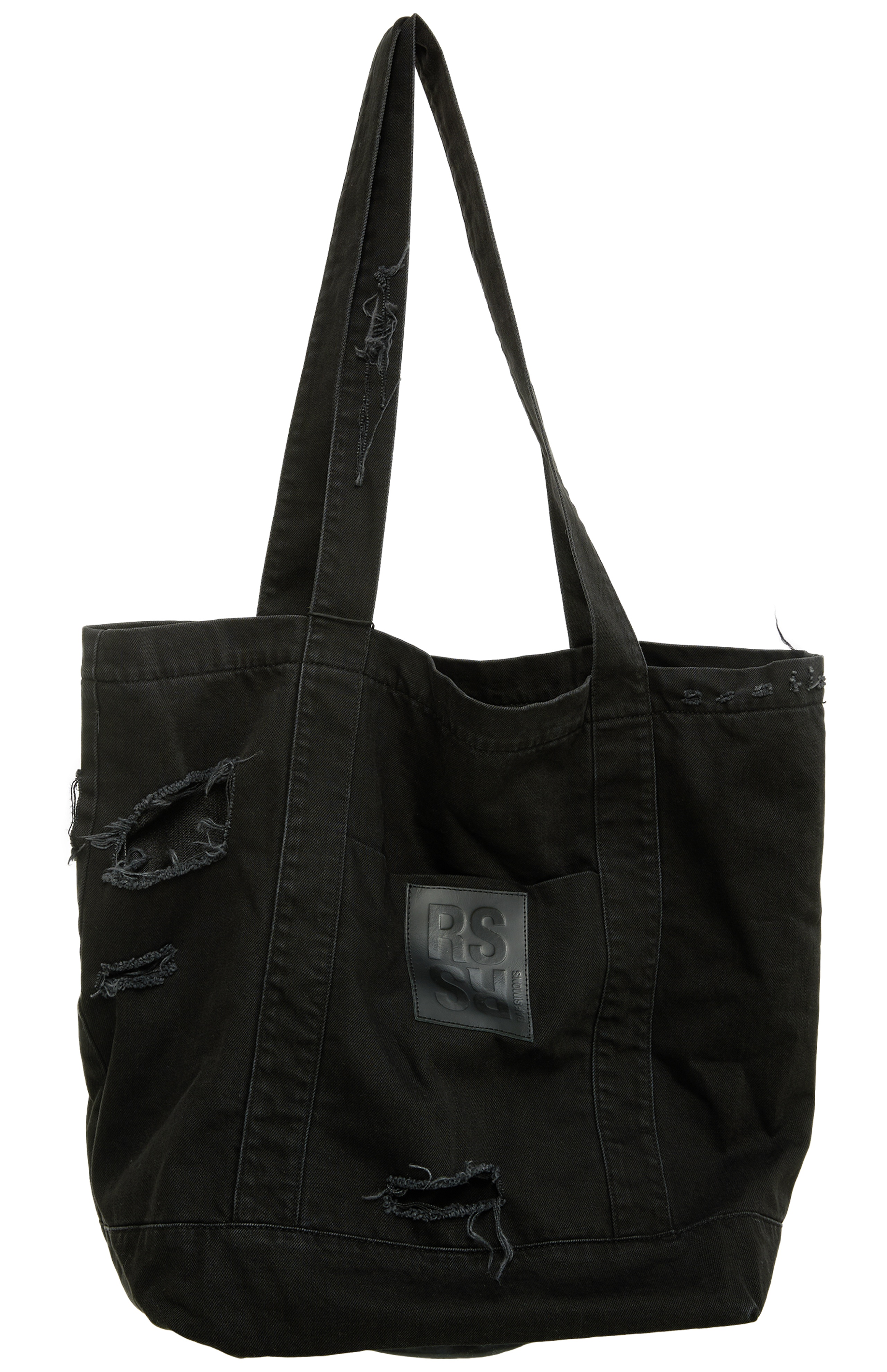 RIPPED LOGO SHOPPER BAG - 1
