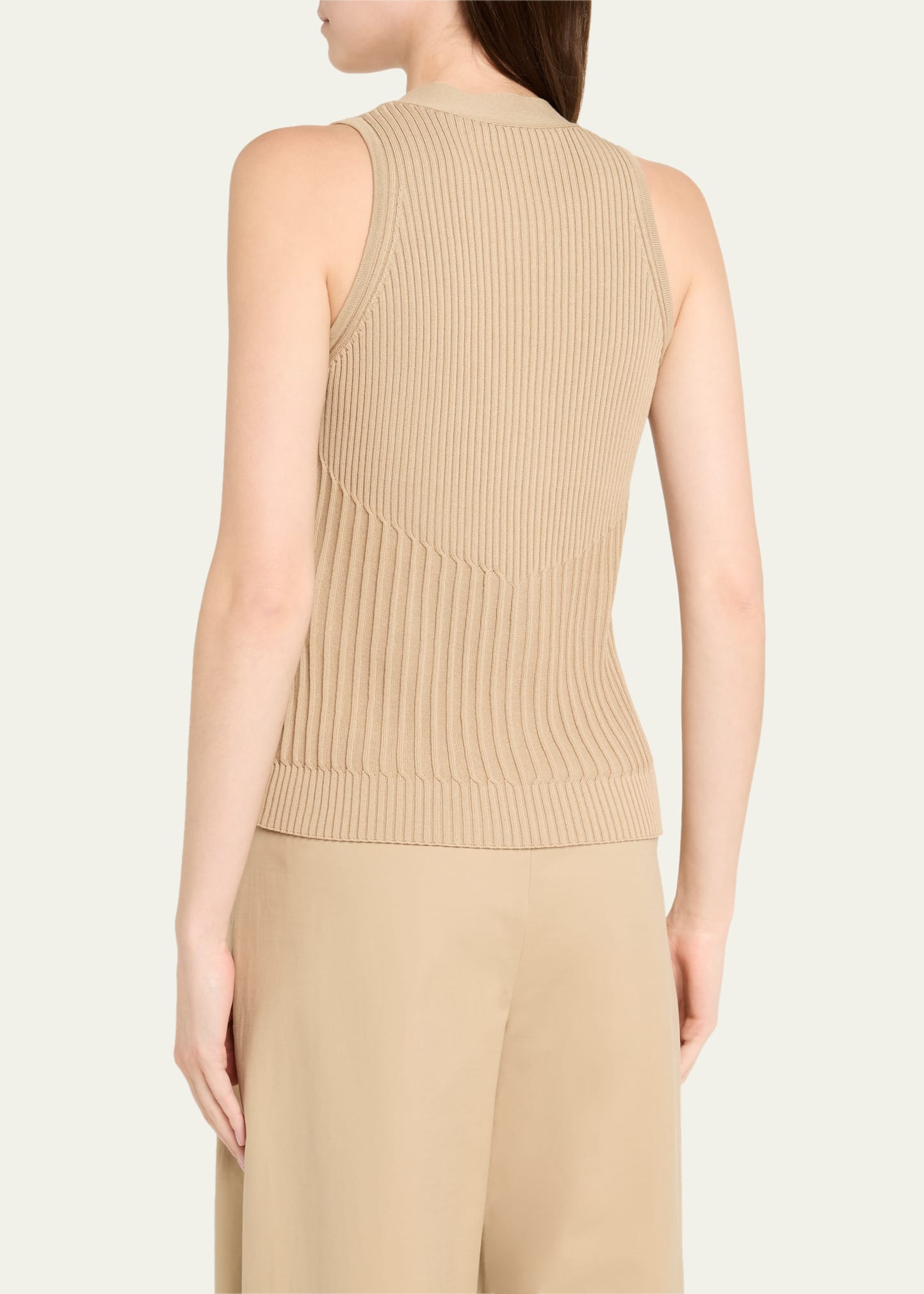 Bimba Ribbed Knit Vest - 3