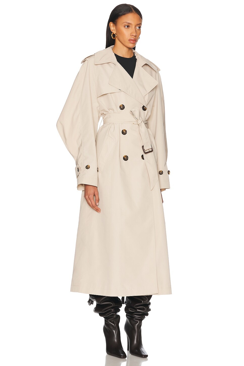 Taffeta Trench Coat - 3