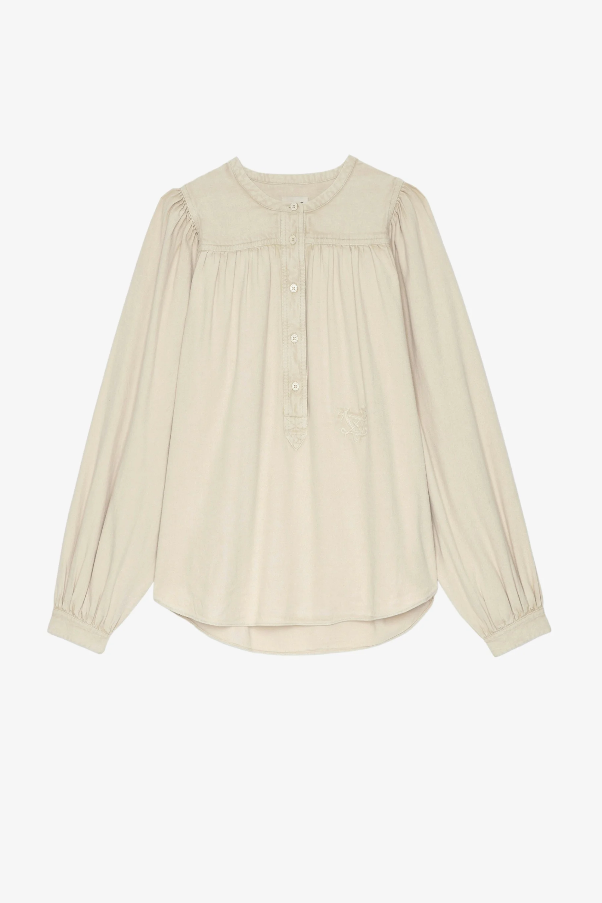 Tigy Cotton Twill Blouse - 1