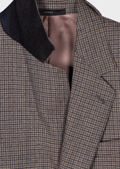 Paul Smith Multi Gingham Wool-Twill Suit outlook
