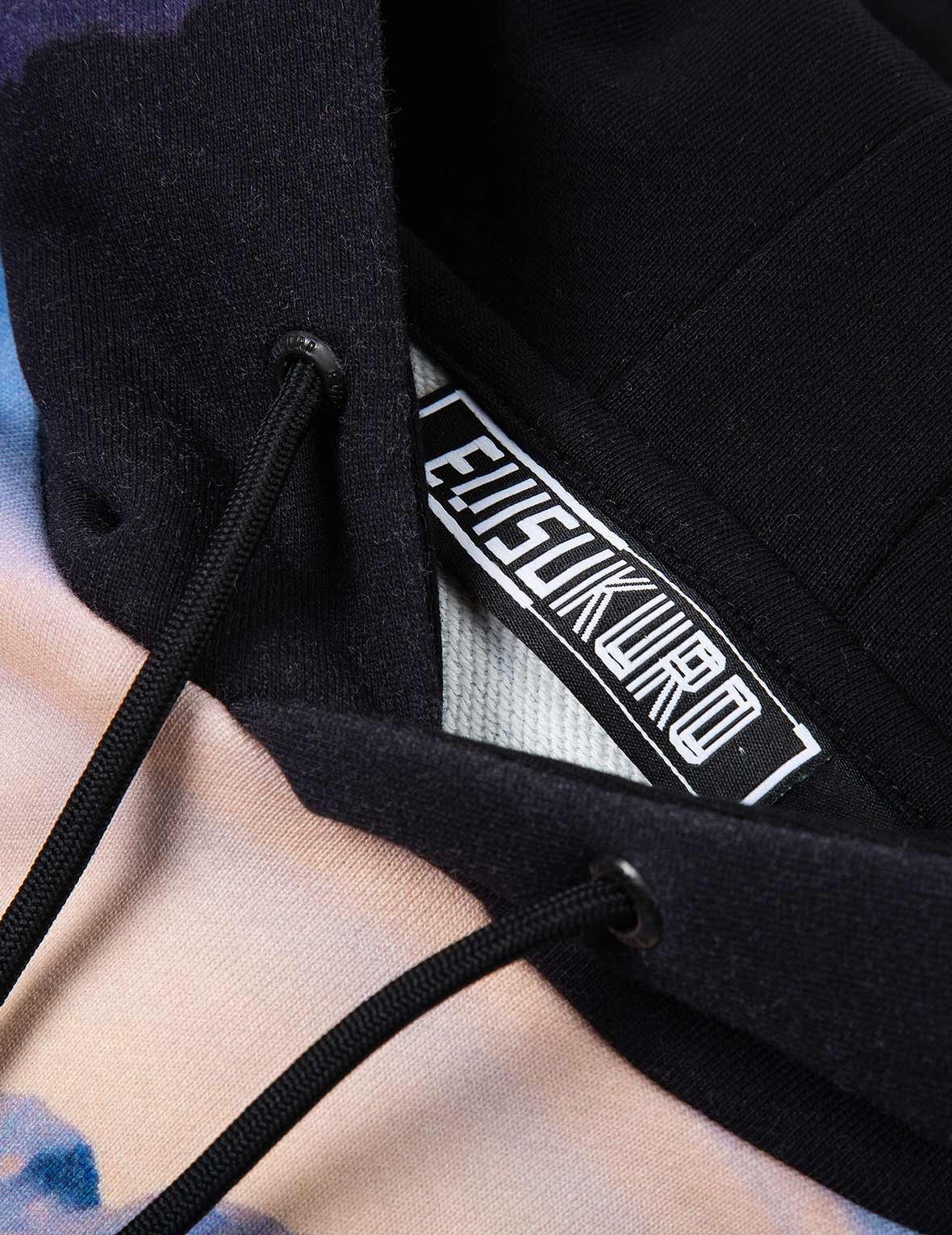 Digital Print Mock 2-in-1 Hoodie - 9