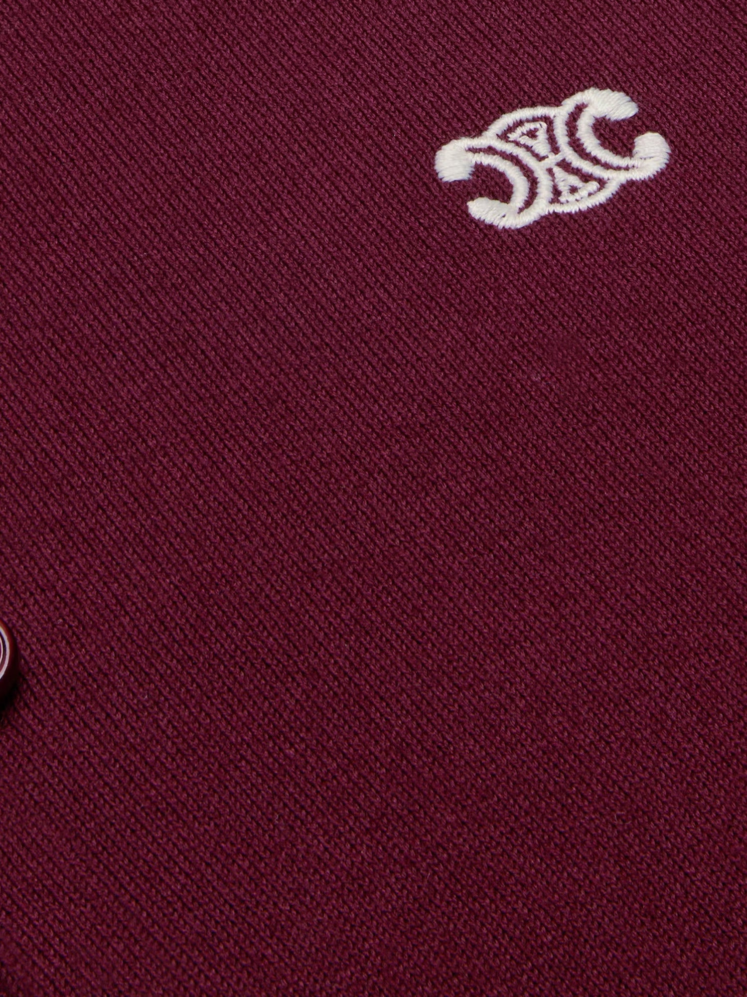 CROP FIT WOOL POLO SHIRT - 3