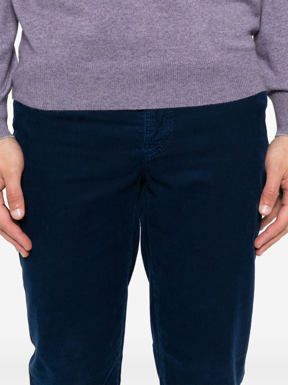corduroy cotton trousers - 5