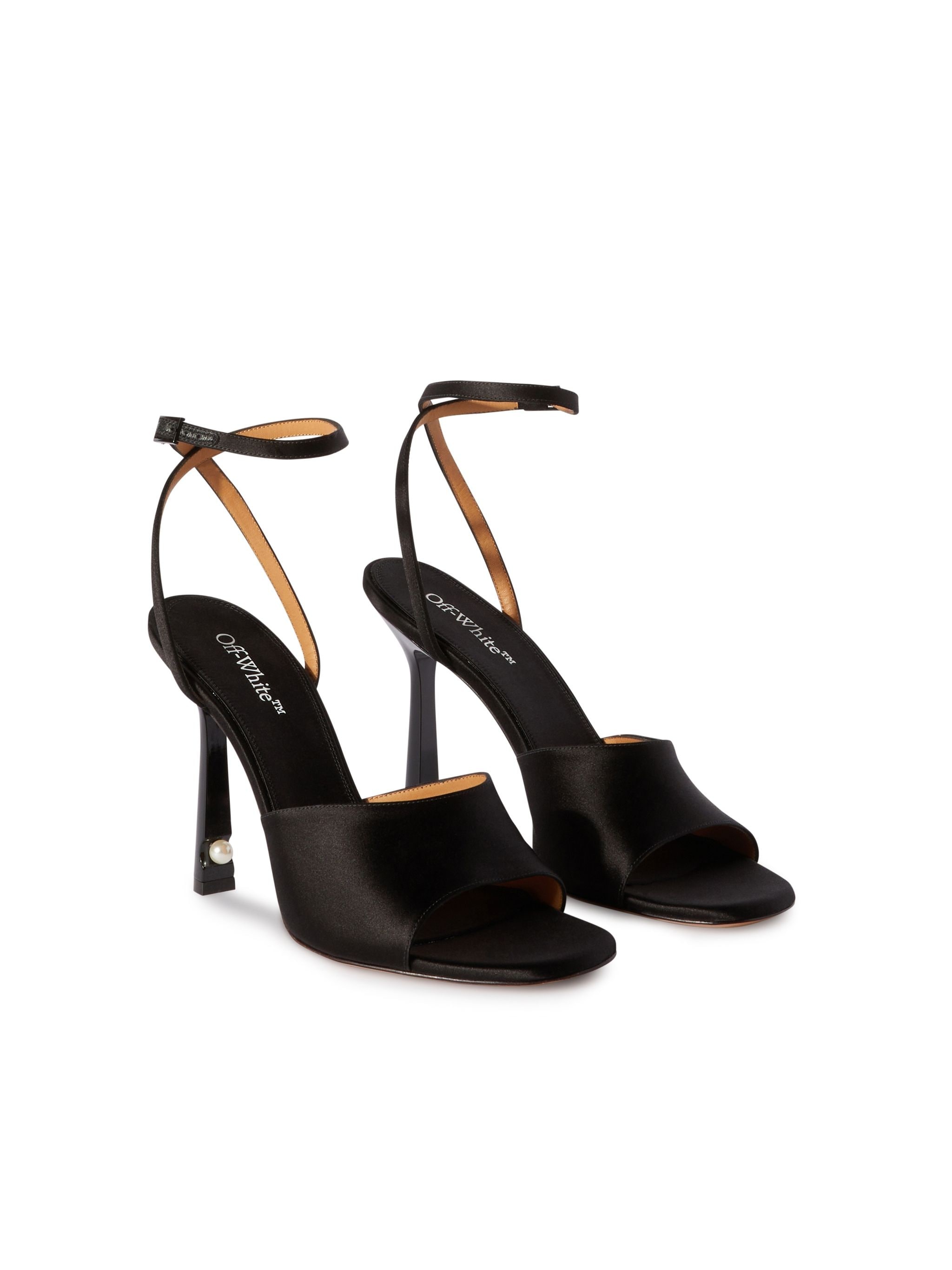 Off-White Lollipop Satin High Sandal | REVERSIBLE