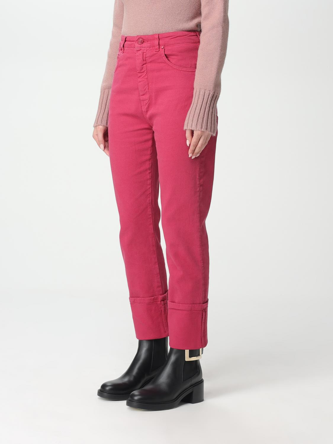 Max Mara Pants Woman Fuchsia - 4