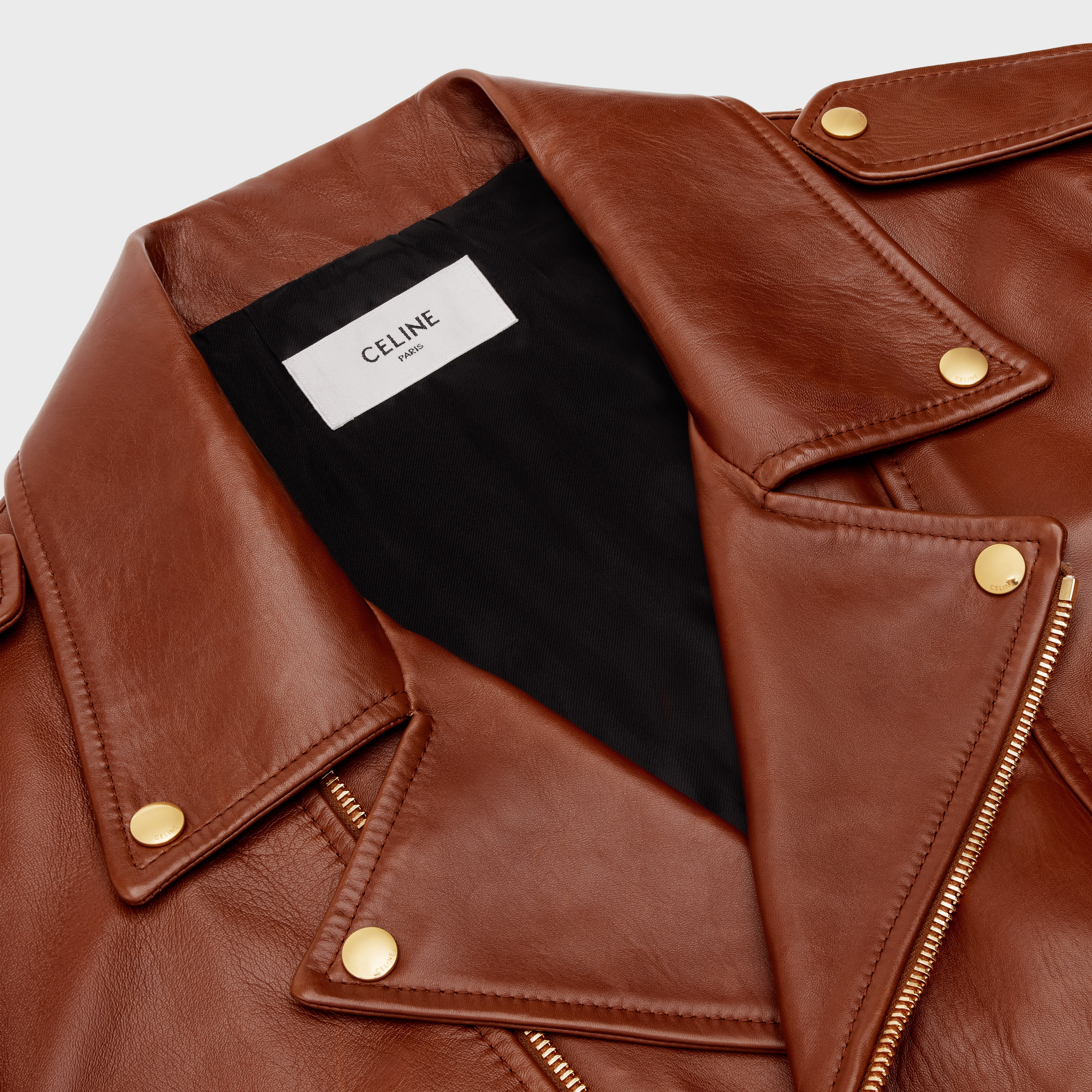 BIKER JACKET IN SOFT LAMBSKIN - 3