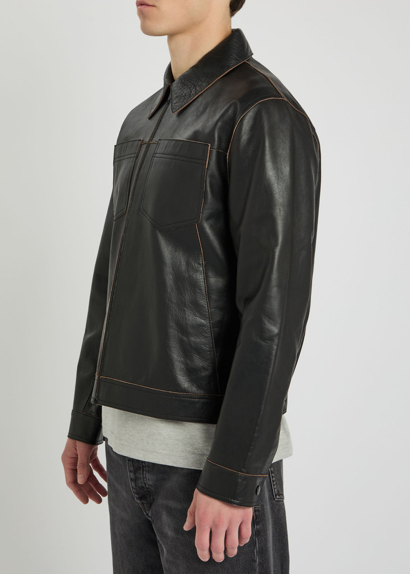Oliver Spencer Oliver Spencer Leather Jacket outlook