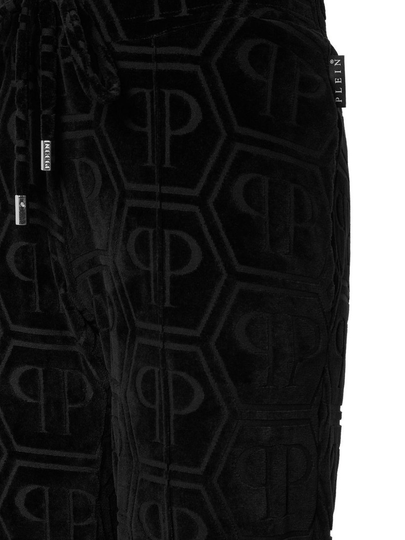 monogram-jacquard track pants 3