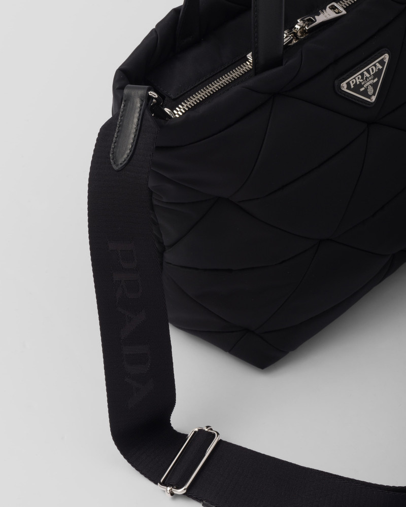 Padded Re-Nylon tote bag 6