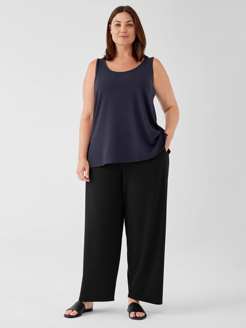 Stretch Jersey Knit Straight Pant 6