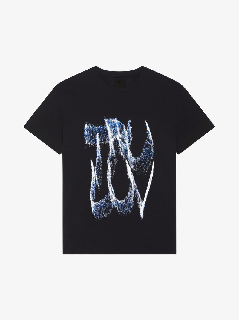 OVERSIZED T-SHIRT IN COTTON WITH GIVENCHY LOVE PRINT 5